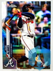2020 Topps Chrome Refractor #62 Ozzie Albies Atlanta Braves